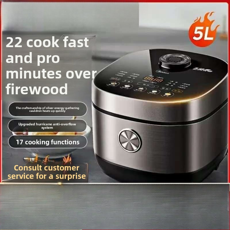 Rice cooker for home use, 4L/5 - Home Cooking Fast Foods 评论和价格